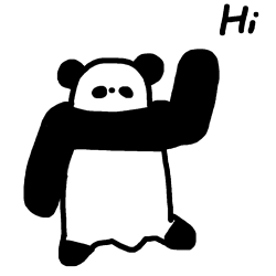 Cute panda animation